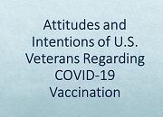 Attitudes and Intentions of US Veterans Regarding COVID-19 Vaccination