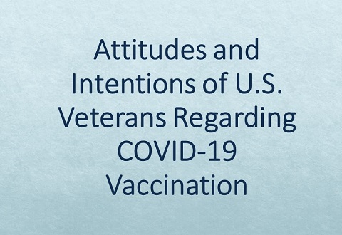 Attitudes and Intentions of US Veterans Regarding COVID-19 Vaccination